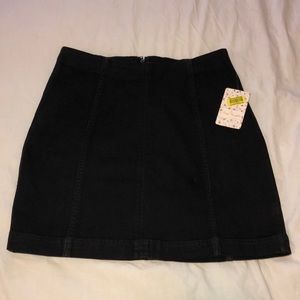 Free People Black Skirt